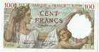 法國 1941年 BANQUE DE FRANCE 100元 photo 1