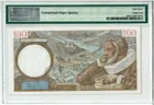 法國 1941年 BANQUE DE FRANCE 100元 PMG67 photo 2