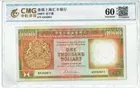 1988年 滙豐銀行 1000元 靚號 AS162811 CMG評級60 photo 3