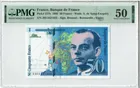 1993年 法國 France, Banque de France 50元 PMG50 無47補號 photo 1