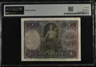 1926年 香港上海匯豐銀行 一元紙幣 PMG20 photo 2