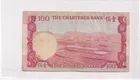 渣打銀行 1970-1975年 ND 100元 紅屋 品相 F photo 2
