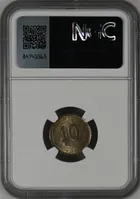 1941 馬來亞 10仙 NGC MS62 評級銀幣 photo 2