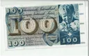 Swiss Franc 100 banknote, fifth edition (child and lamb version, Pick #P-49, 1967 batch)